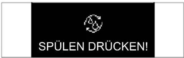 SPÜLEN DRÜCKEN!