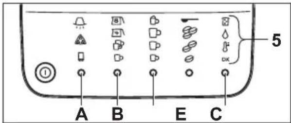 5 A B E C