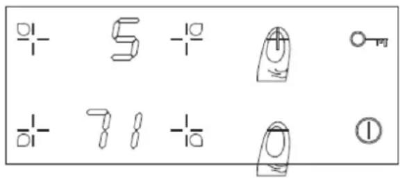 Exquisit EKI 702-1 R - Das Kochfeld ist unmittelbar nach dem Betätigen der Tasten (4) und (5) ausgeschaltet. - 1