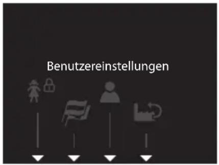 V-ZUG GK46TIMPS - Einstieg in die Benutzereinstellungen - 1
