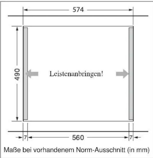 Hanseatic PG4VQ251CFT - Arbeitsplatte vorbereiten - 4