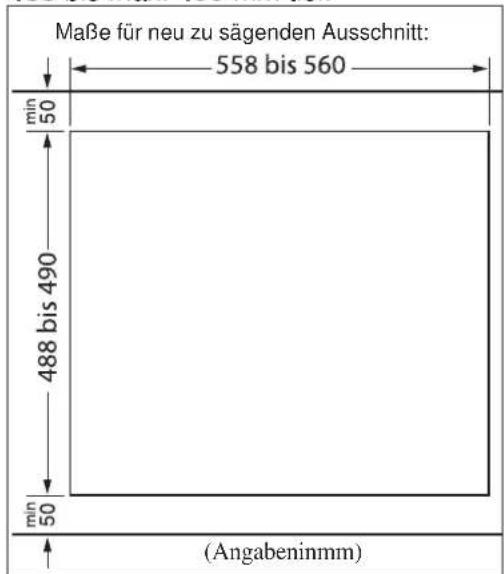 Hanseatic PG4VQ251CFT - Arbeitsplatte vorbereiten - 3