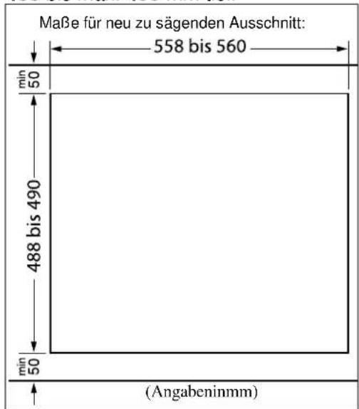Hanseatic PBP4VQ251CFT - Arbeitsplatte vorbereiten - 3