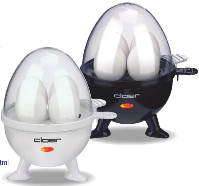 Cloer 6031 - Der Eierkocher 6030 / 6031 im Überblick: - 1