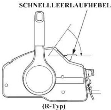 SCHNELLLEERLAUFHEBEL (R-Typ)