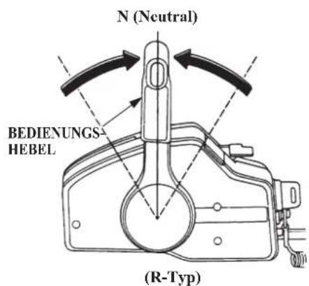 N (Neutral) BEDIENUNGS HEBEL (R-Typ)