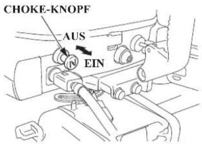 CHOKE-KNOPF AUS EIN