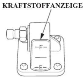 KRAFTSTOFFANZEIGE -F- -E-