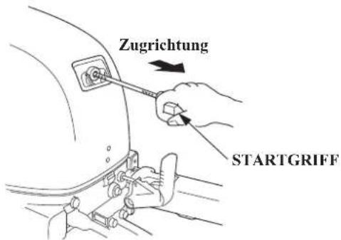 Zugrichtung STARTGRIFF