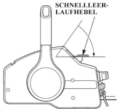 SCHNELLLEER- LAUFHEBEL