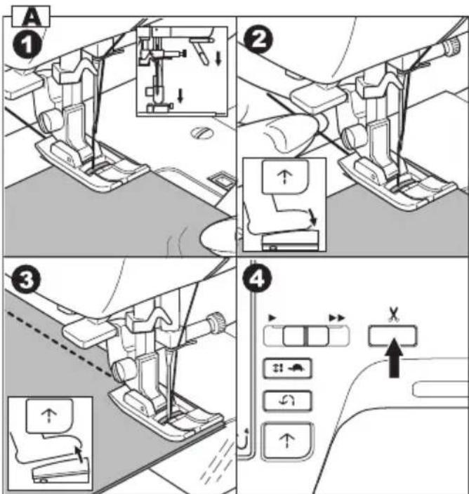 W6 N 8000 - B Geradstich mit automatischer Verriegelung - 1