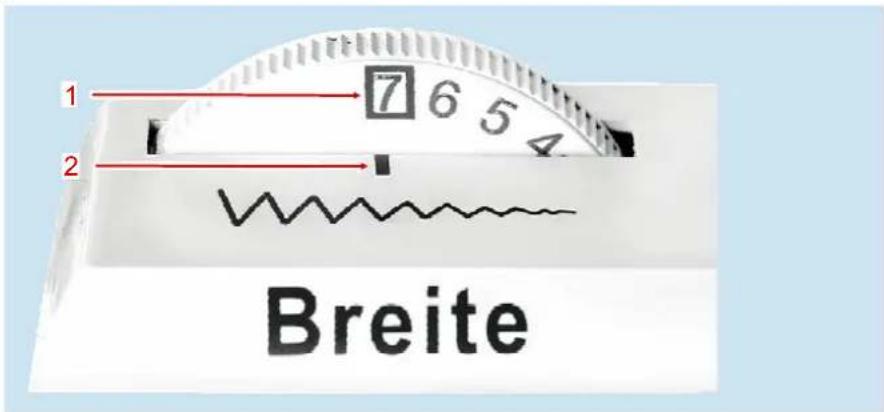 W6 N 9000 QPL - Stichbreiten-Einstellrad - 1