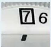 W6 N 9000 QPL - Stichbreiten-Einstellrad - 2