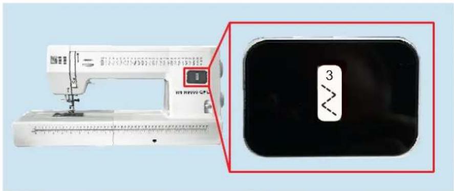 W6 N 9000 QPL - Stichmuster-Einstellrad - 2