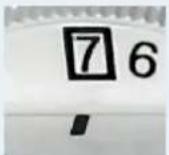 W6 N 9000 QPL - Stichbreiten-Einstellrad - 2