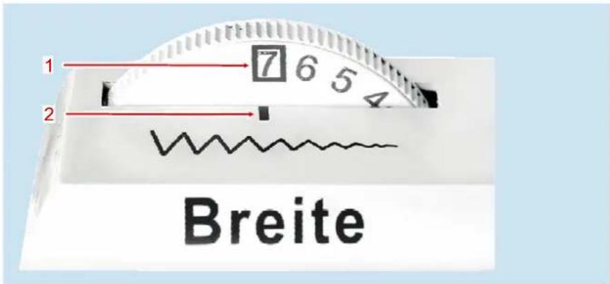 W6 N 9000 QPL - Stichbreiten-Einstellrad - 1