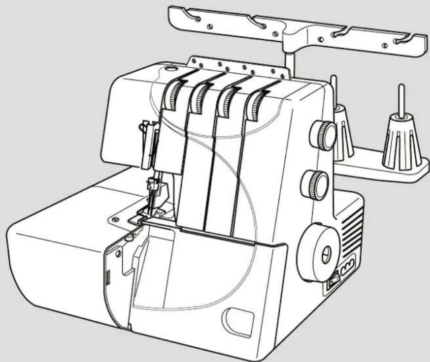 W6 N 454D - Overlock-NähmaschineW44N / 454D - 1