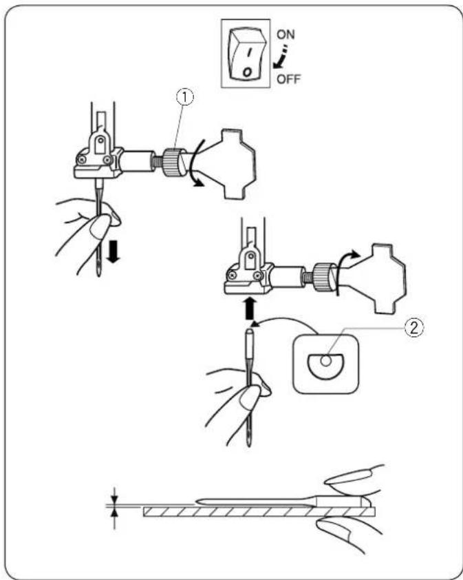 W6 N 2000 - Einstellung der Nadelstop-Position - 1