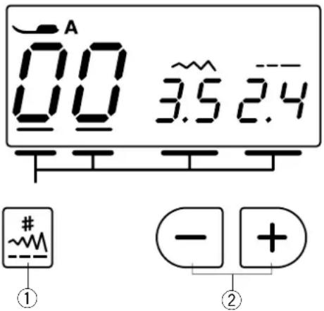 W6 N 2000 - ③ Auto-Vernähtaste - 2