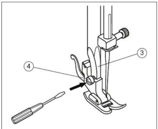 PRIVILEG ProComfort - Nähfußhalter auswechseln - 3