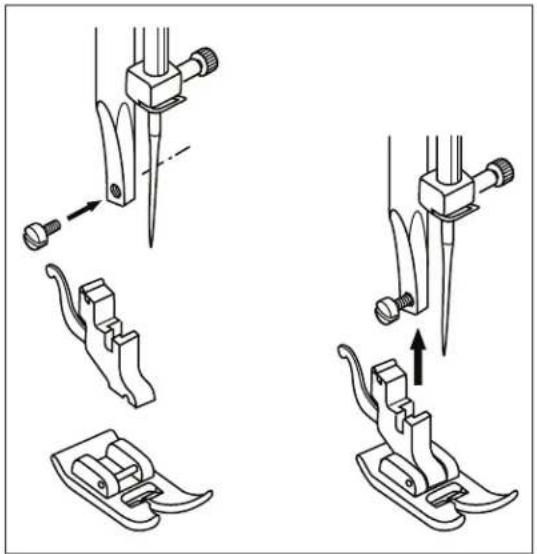 PRIVILEG ProComfort - Nähfußhalter auswechseln - 4