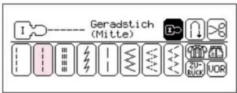 Geradstich (Mitte)