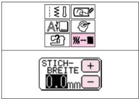 STICH- BREITE 0.0 mm