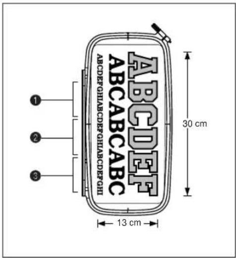 BROTHER Super Ace+e M975E - Verwendung des extra-großen Stickrahmens (optional) - 1