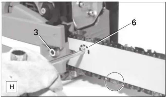 DOLMAR PS-330 - Sägekette spannen - 1