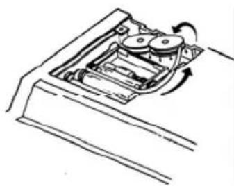 VICTOR 1530-6 - REPLACING THE RIBBON - 1