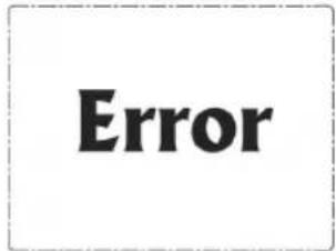 Error