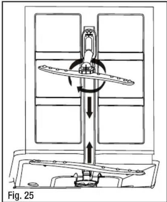 Stirling W60B2A411B - Cleaning the spray arms - 1