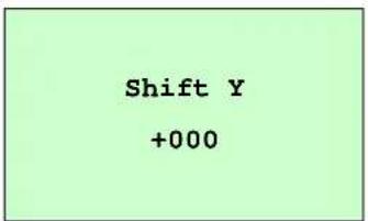 Kroy K4730 - Shift X & Shift Y: - 2