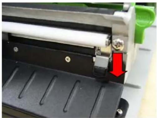 Kroy K4730 - Loading Media for Peel-off Mode (Option) - 2