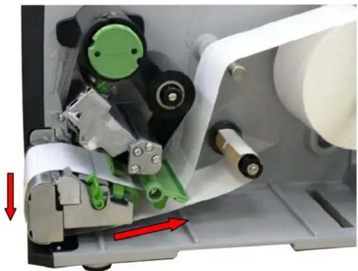 Kroy K4730 - Loading Media in Rewind Liner with Label Mode (Option) - 2