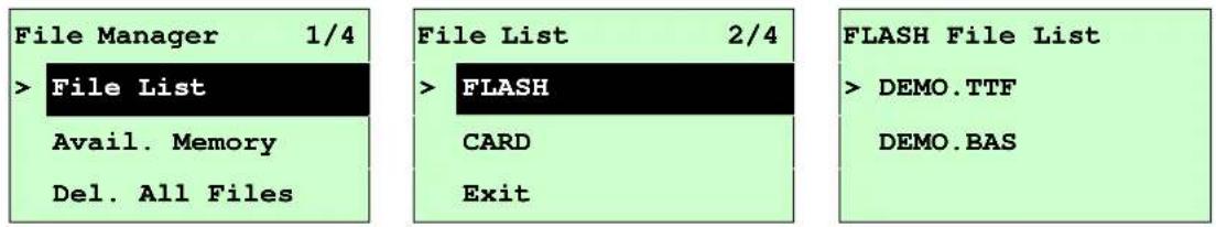 Kroy K4730 - File List - 1