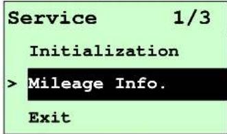 Kroy K4730 - Mileage Info. - 1