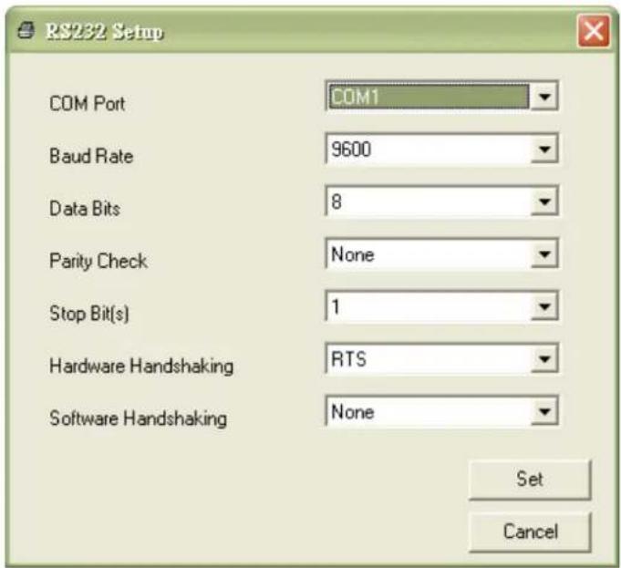 Kroy K4453 - Using RS-232 interface to setup Ethernet interface - 2