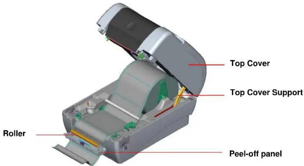 Kroy K4453 - Note: Both thermal paper and plain paper apply for peel-off function but neither PVC nor vynle work at peel-off function. - 3
