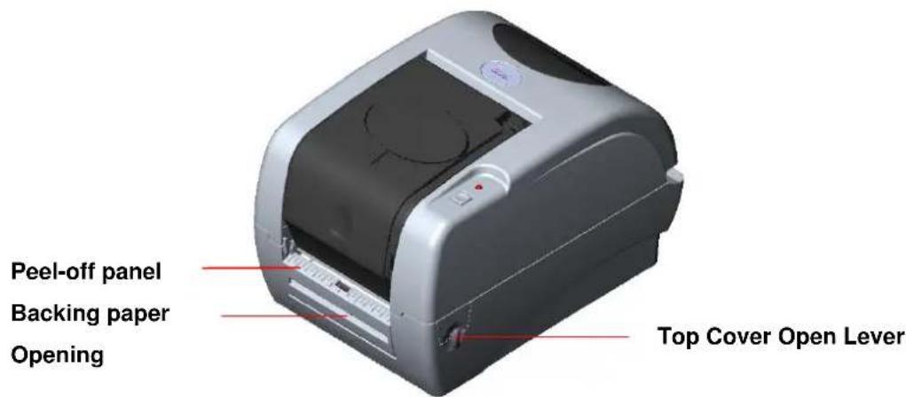 Kroy K4453 - Note: Both thermal paper and plain paper apply for peel-off function but neither PVC nor vynle work at peel-off function. - 1