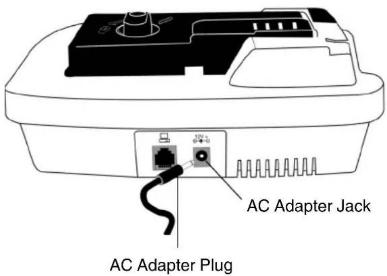 Kroy K4100 - Connecting the AC Adapter - 1