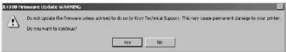 Kroy K4100 - Updating Firmware - 3