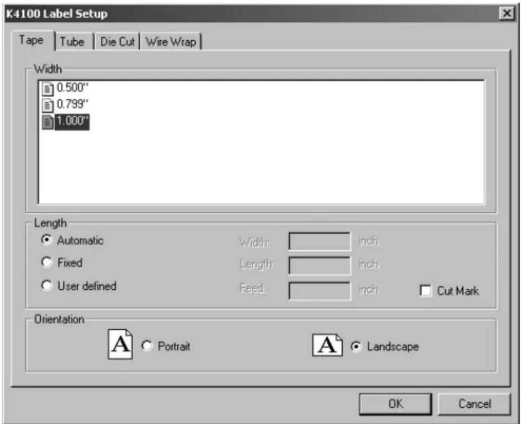 Kroy K4100 - Creating a Label - 2