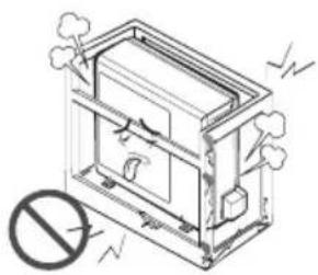 LG-Beko BKE 7650 D - Do not install the product on a defective installation stand. - 1