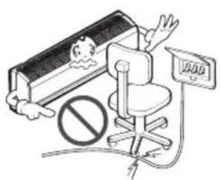 LG-Beko BKE 7650 D - Do not place anything on the power cord. - 1