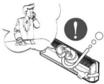 LG-Beko BKE 7650 D - Stop operation and close the window in storm or hurricane. If possible, remove the air conditioner from the window before the hurricane arrives. - 5
