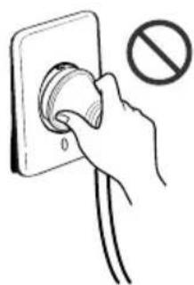 LG-Beko BKE 7650 D - Do not turn the air-conditioner ON or OFF by plugging or unplugging the power plug. - 1