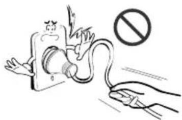 LG-Beko BKE 7600 D - Take care to ensure that power cords could not be pulled out or damaged during operation. - 1