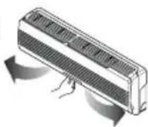 LG-Beko BKE 6800 D - To adjust left/right(Horizontal Airflow) direction - 1