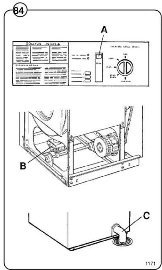 Wascomat Junior W 75 - If water does not drain - 2